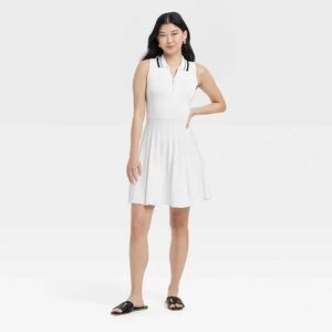 A New Day collared pleated skirt tennis dress